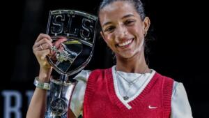 Rayssa é campeã da etapa carioca da Liga Internacional de Skate Street