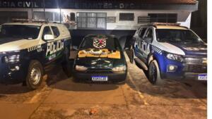 Integrantes do Comando Vermelho são presos em Bandeirantes com carro roubado