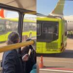 Ônibus colide com asa de avião da Gol no Aeroporto de Guarulhos