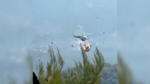 Duas pessoas morrem em colisão entre helicópteros de combate a incêndios na Grécia