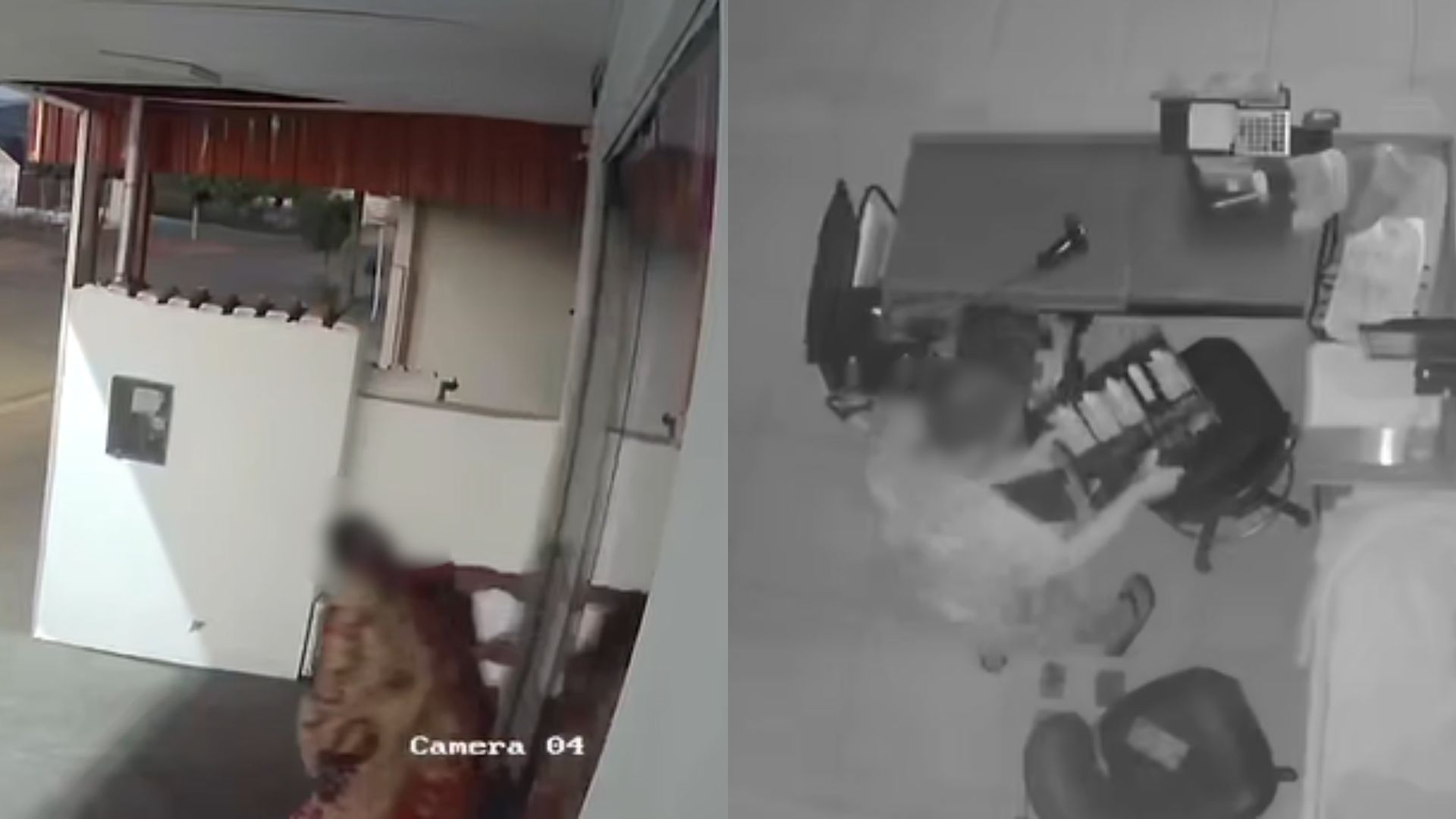 VÍDEO: Andarilho derruba porta e furta dinheiro de sorveteria no Pioneiros em Campo Grande
