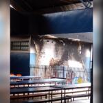 VÍDEO: Criminosos invadem Emei e colocam fogo em parquinho no Dom Antônio Barbosa 