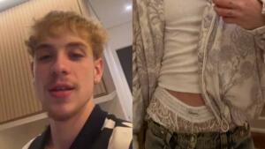 ‘Me julgaram’: Juliano Floss quebra silêncio após polêmica por usar cueca de renda