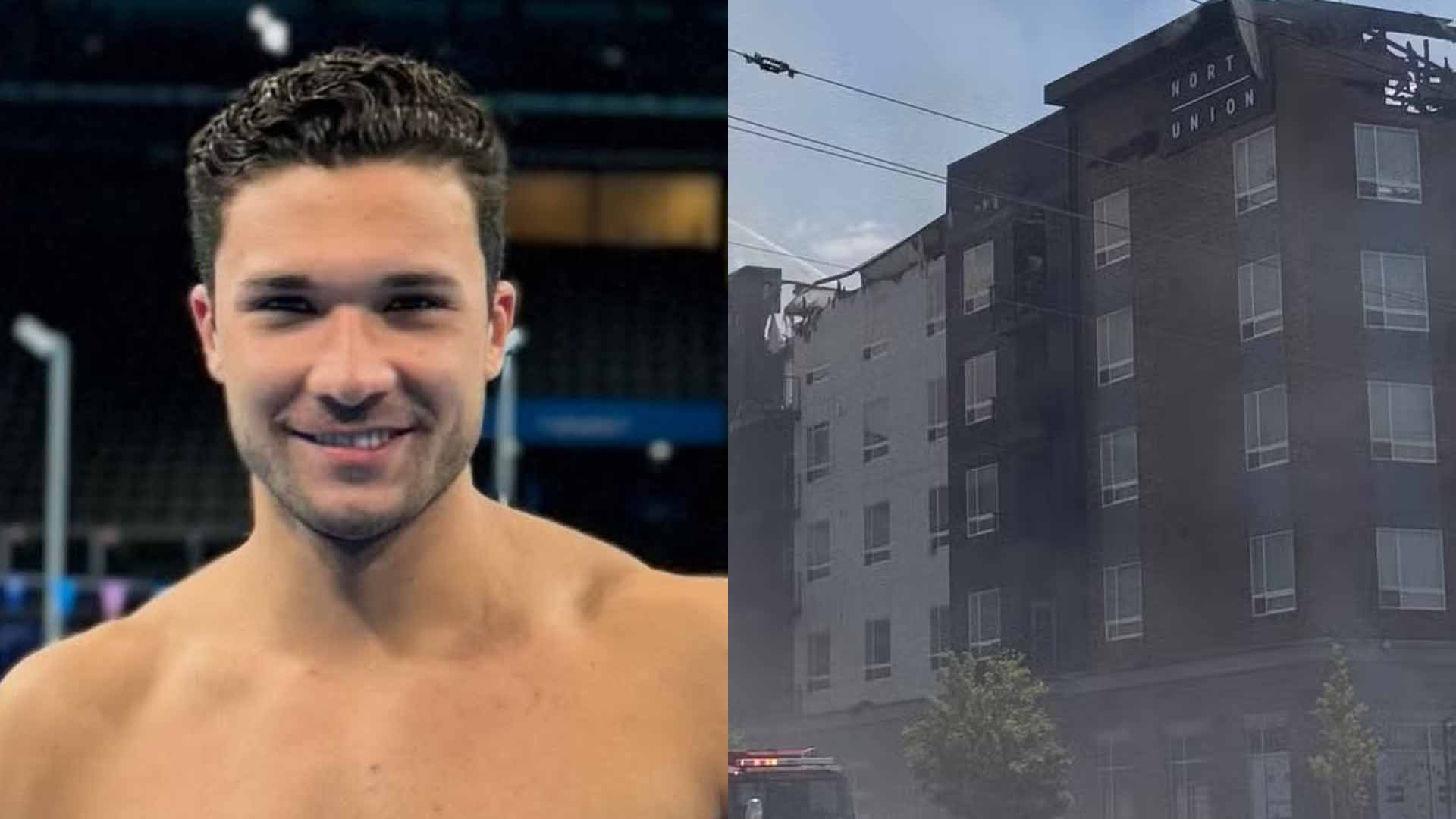 ‘Perdi tudo’: incêndio destrói apartamento de nadador olímpico do Brasil