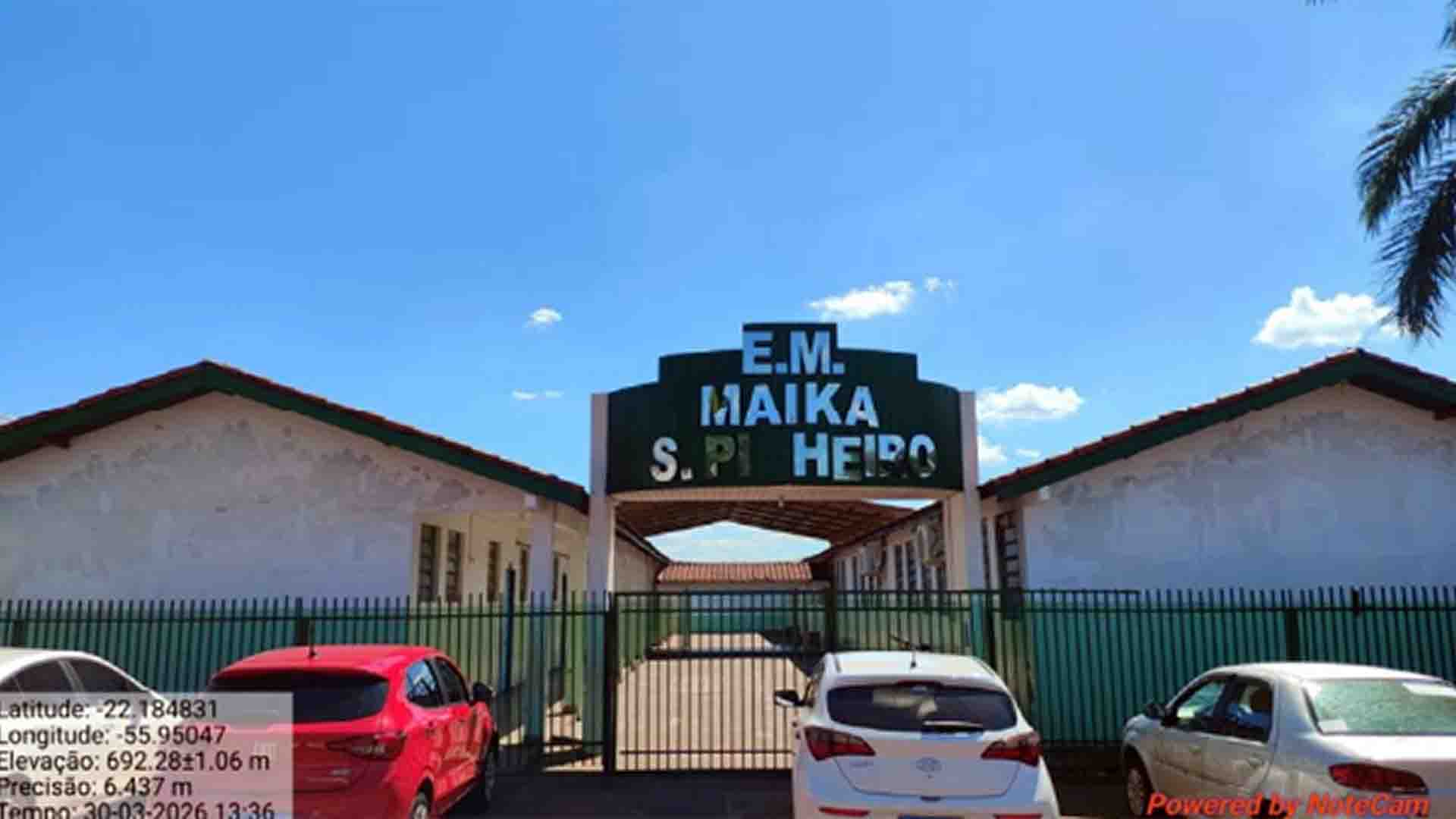Licitação prevê a revitalização da Escola Maika Sanabria Pinheiro (Reprodução)