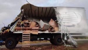 Caminhoneiro de 30 anos morre durante acidente na BR-267 em Nova Andradina