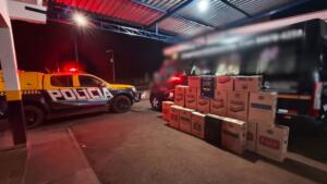 Van com mais de mil pacotes de cigarros contrabandeados é apreendida na MS-276