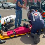 Motorista passa mal e provoca acidente na região central de Campo Grande 