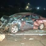 Acidente com três veículos acaba com uma pessoa morta e feridos na BR-163 em Dourados