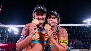 Dupla de sul-mato-grossense vence etapa do Circuito Mundial de vôlei de praia