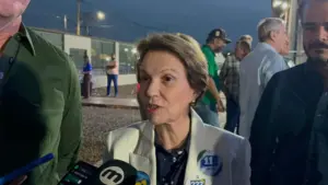 Ao lado de Marinho, Tereza reafirma querer presidência do Senado em 2027