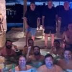 Ramagem esclarece foto em piscina com políticos e alvo de caso do INSS tirada em 2023