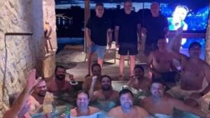 Ramagem esclarece foto em piscina com políticos e alvo de caso do INSS tirada em 2023
