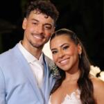Filho de Carla Perez se casa com dominicana em ilha particular na Bahia: ‘Meu amor’