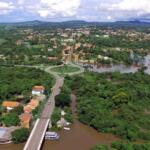 Vista aérea de Miranda; município tem autorização para contratar empréstimo de R$ 20 milhões (Subcom-MS, Arquivo)