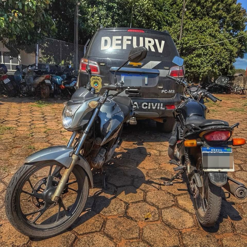 Dupla de quadrilha especializada em furtos de moto em Campo Grande é presa
