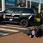 A caminho de ocorrência, viatura da Polícia Civil bate em motociclista na Zahran em Campo Grande