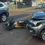 Casal em moto fica ferido após ser atingido por motorista embriagado na Bandeiras