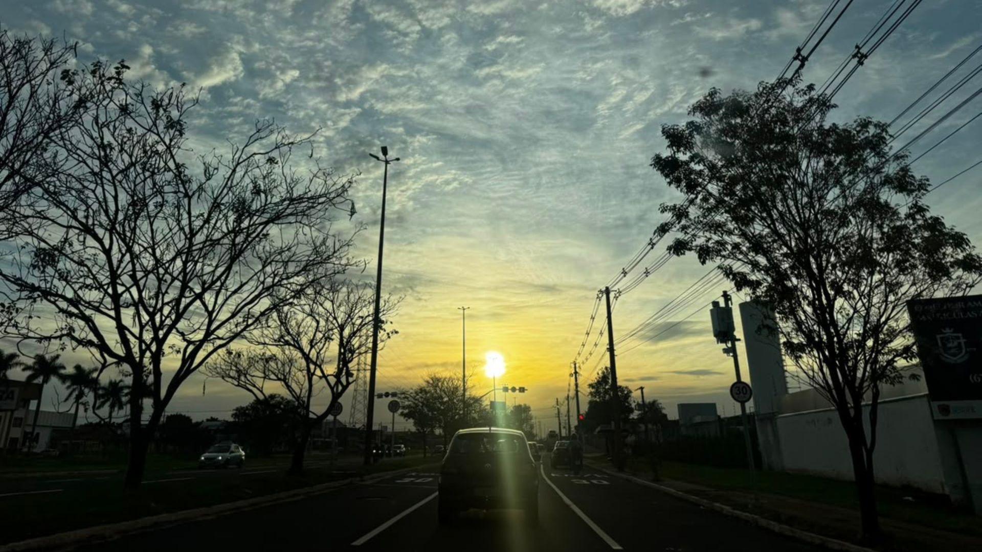 Ciclone traz temporais para MS, mas temperaturas podem chegar a 38°C no fim de semana