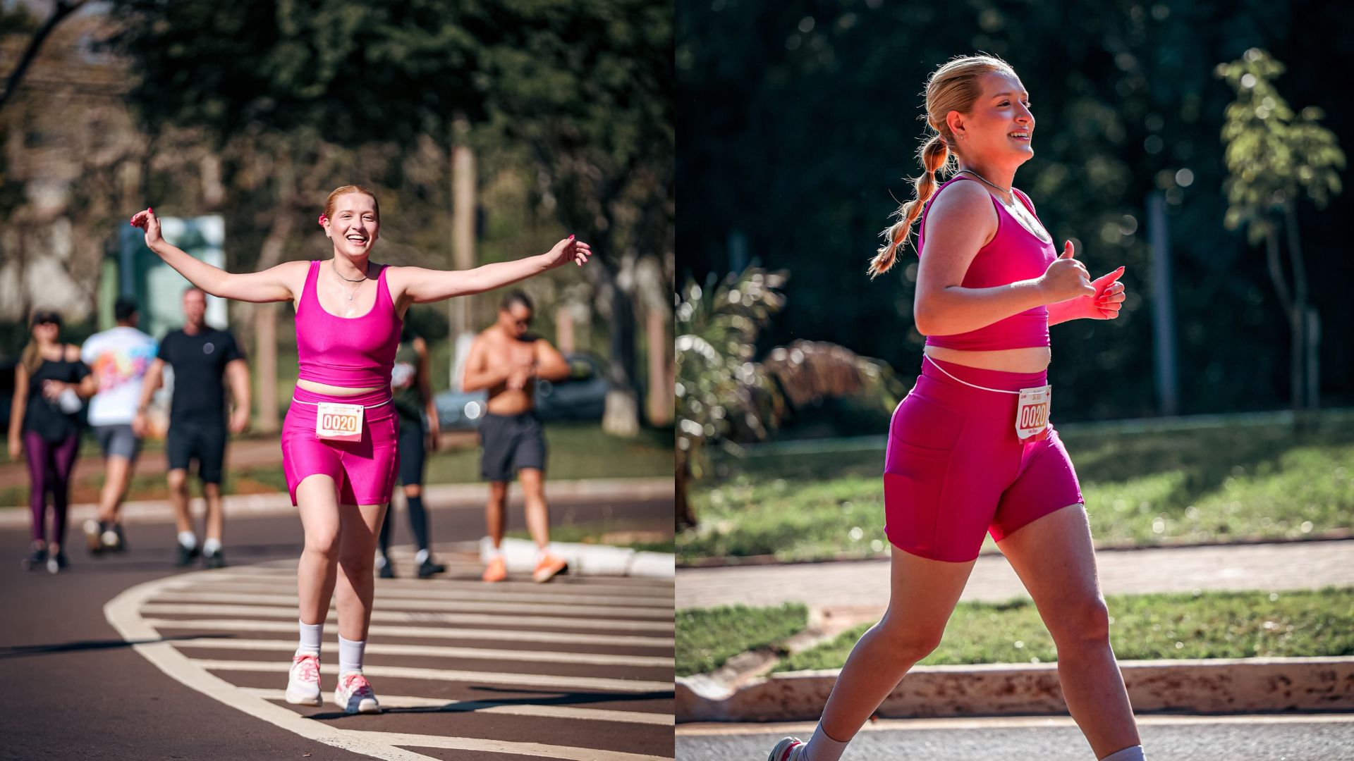Após enfrentar doença autoimune que causa fraqueza muscular, jovem corre 2 km para celebrar aniversário