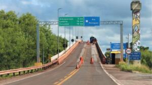 Ponte sobre o rio Paraguai ficará interditada durante os finais de semana de agosto