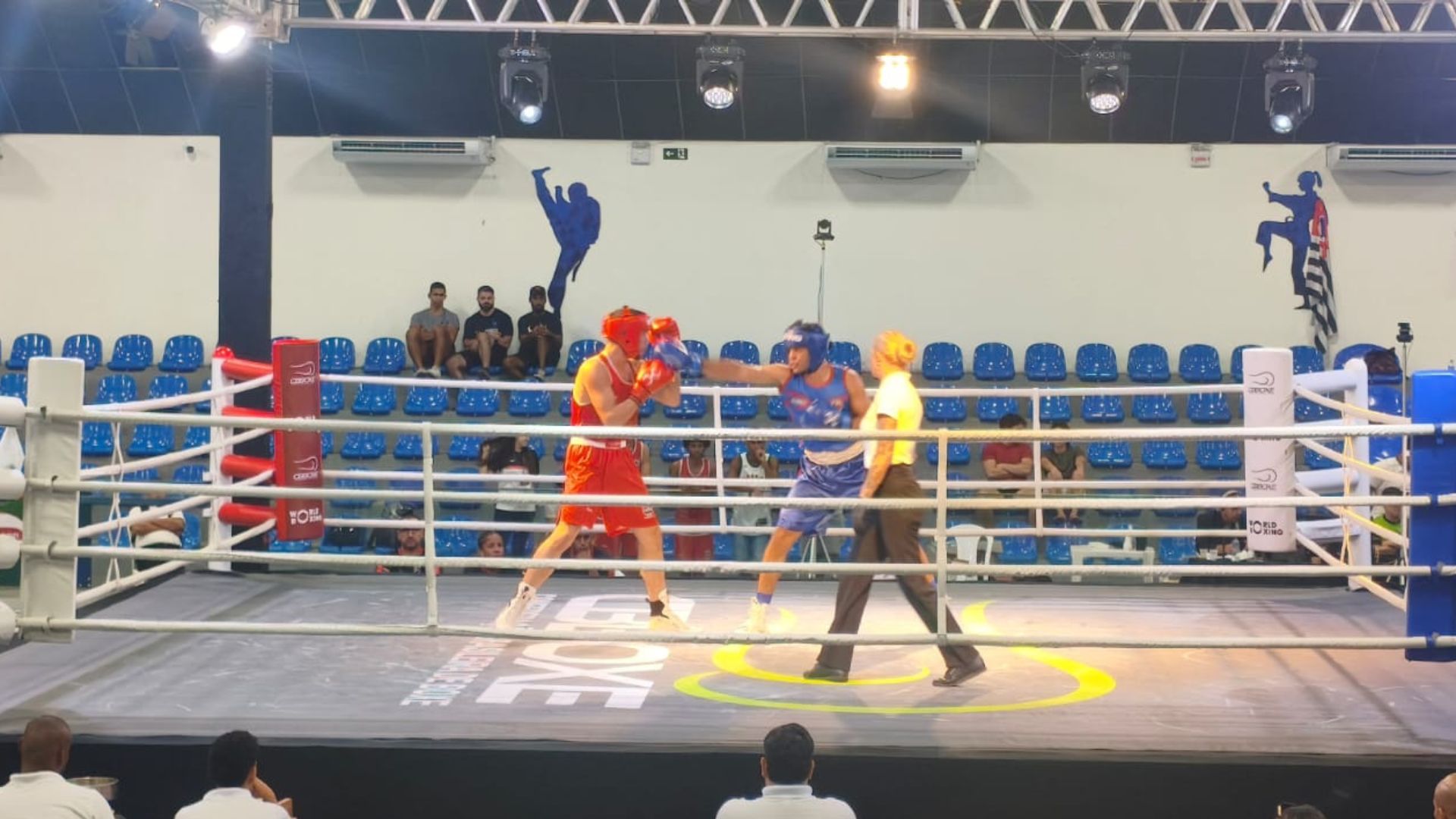 Dois atletas de MS estreiam com vitória no Campeonato Brasileiro de Boxe de Base