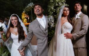 Gabriel Medina se casa com modelo Isabella Arantes em cerimônia intimista no litoral paulista
