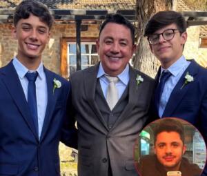 Filhos de Cristiano Araújo roubam a cena ao aparecerem já adolescentes em casamento da família
