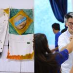 Ação educativa: Muros de escola indígena em MS são transformados em obras de arte