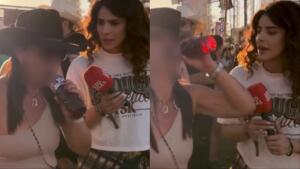 Bebendo detergente na Festa de Barretos? Mulher burla fiscalização e leva bebida em frasco