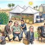 Conexão entre esquemas de corrupção aparece em investigação fora de MS (Ilustração, Gemini)