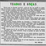 1936 – Zoológico no jardim público de Corumbá