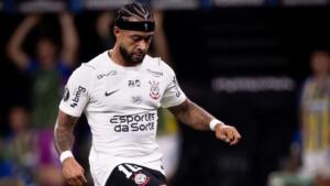 Memphis Depay em campo. (Foto: Rodrigo Coca, Agência Corinthians)