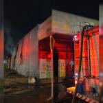 VÍDEO: Incêndio destrói gráfica no bairro Nova Lima, em Campo Grande