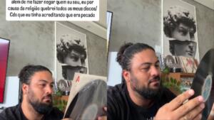 Show da Xuxa resgata nostalgia de influenciador que destruiu coleção de vinil por questões religiosas