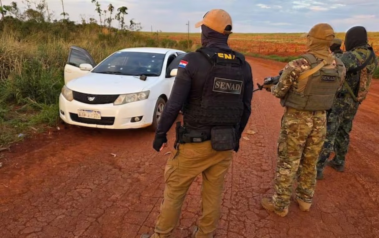 Confronto deixa dois mortos do grupo do narcotraficante ‘Macho’ no Paraguai