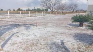 Chuva com granizo causa estragos em casas e plantações no Distrito Pana