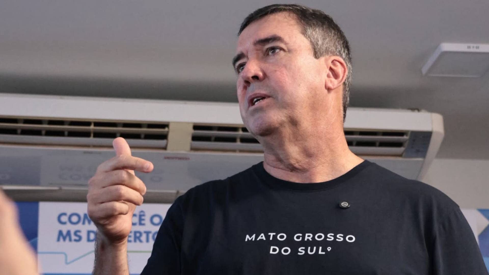 Eduardo Riedel registra candidatura à reeleição para Governo de MS em 2026