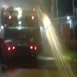 VÍDEO: Caminhão da Solurb pega fogo e motorista ‘corre’ até o quartel dos Bombeiros