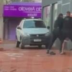 VÍDEO: homem baleado que tentou tomar arma de policial é ex-presidiário