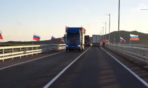 Rússia e Coreia do Norte inauguram primeira ponte rodoviária conjunta