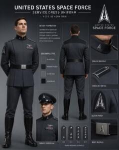 Uniforme da Força Espacial proposto por Trump é comparado com farda nazista e ‘Star Wars’