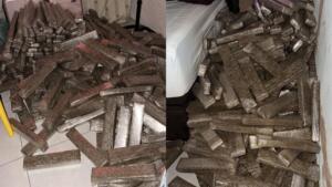 Mais de 1,6 tonelada de maconha é apreendida em casa no Assentamento Vale do Sol em Campo Grande