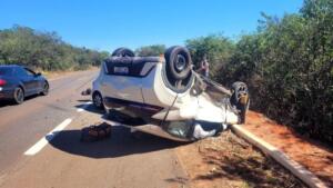 Delegado aposentado morre em acidente com capotamento na BR-158 em Três Lagoas