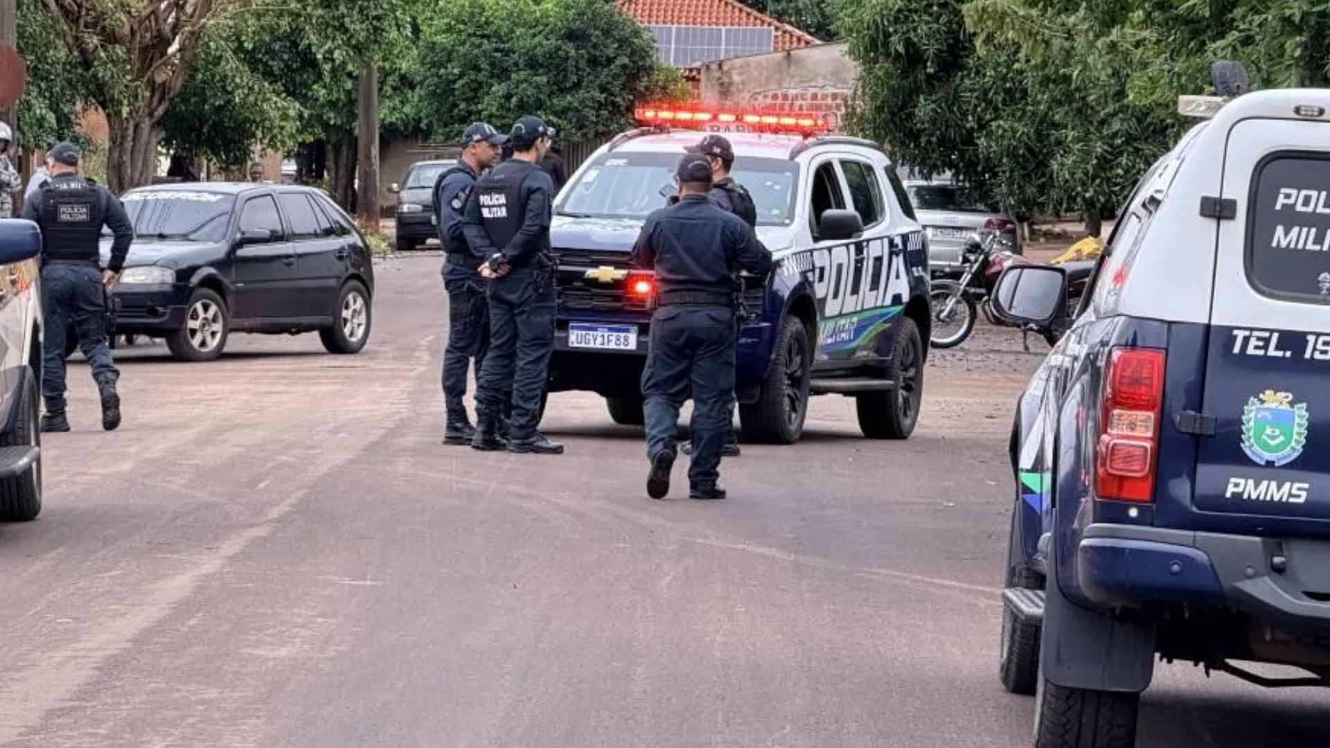 Suspeito atira contra policial e morre após invadir casa em Bataguassu