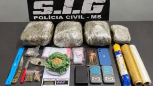 Homem é preso em flagrante por tráfico de drogas em Aparecida do Taboado