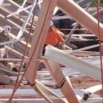Desabamento em obra de mercado no Aero Rancho mata duas pessoas