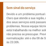 Apagão da Claro deixa usuários sem sinal de internet e telefone em Campo Grande