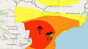 Alertas de tempestade