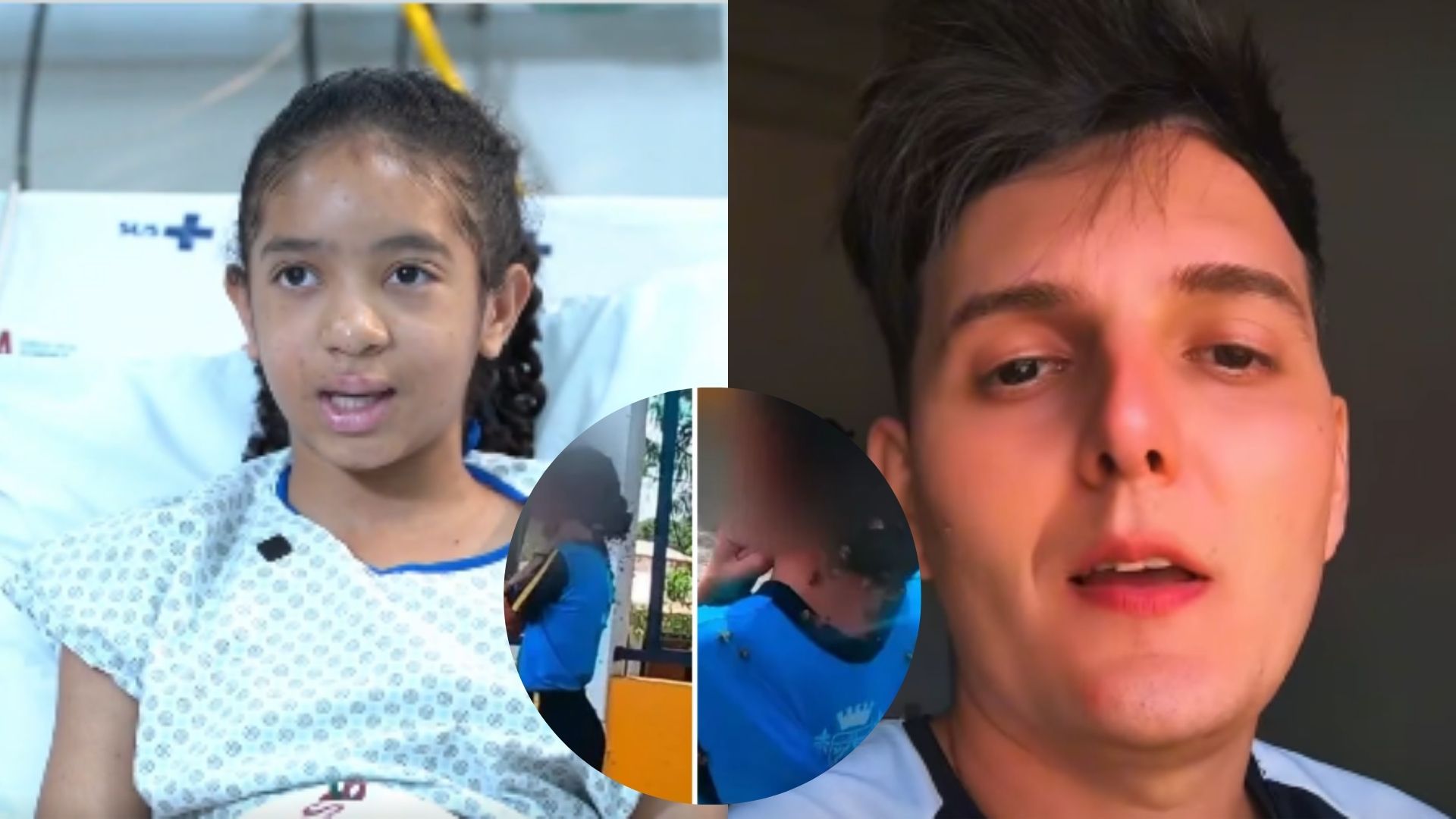 ‘Gratidão por aquele anjo’, diz Safira sobre motociclista que a socorreu de enxame de abelhas